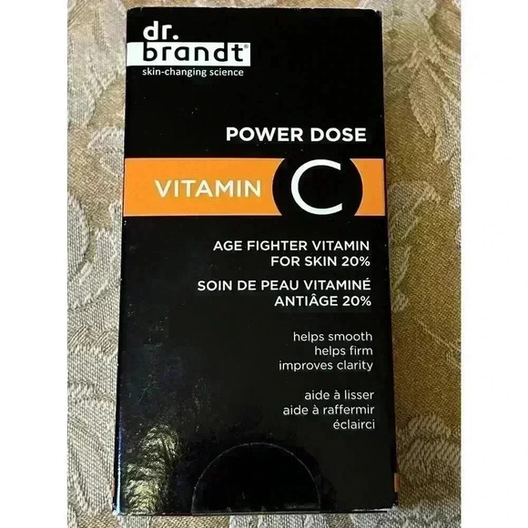 Dr. Brandt Power Dose Vitamin C Age Fighter Vitamin For Skin 20%, New & Sealed - Picture 1 of 3